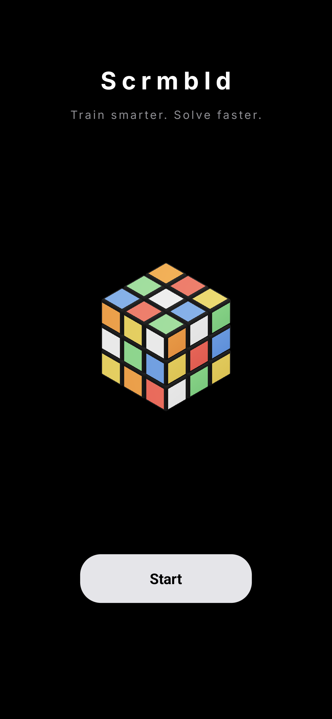 Scrmbld connect screen