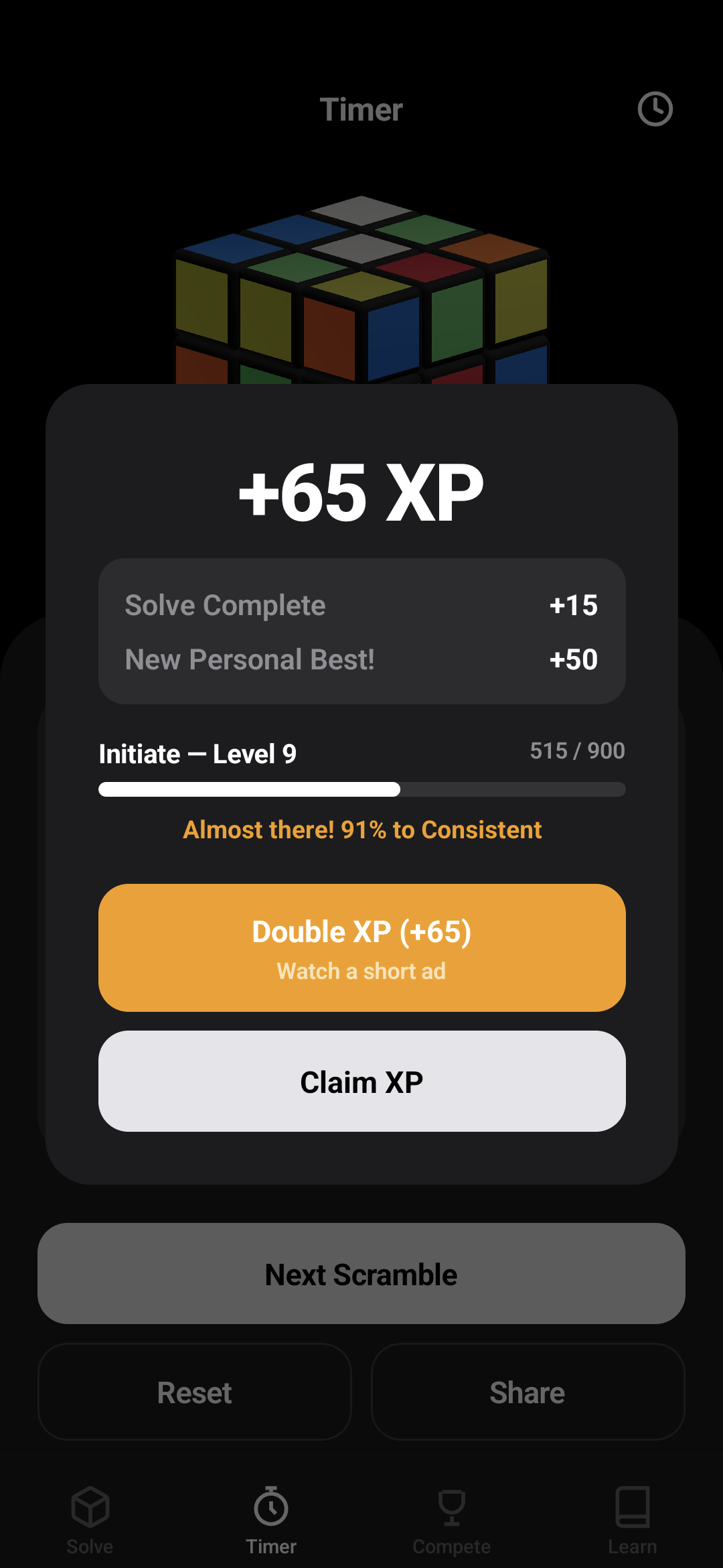 XP Reward