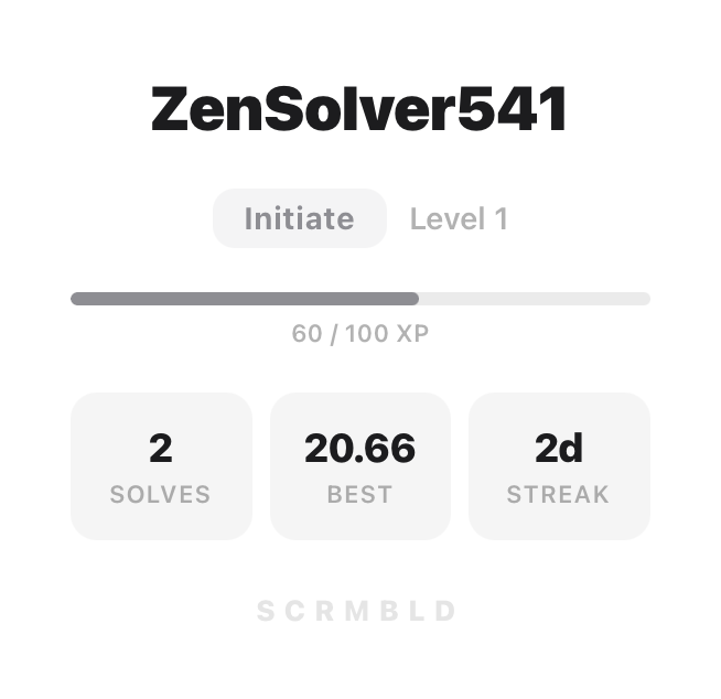 Profile share card